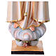 Coloured outdoor statue of Our Lady of Fatima in Val Gardena fibreglass s7