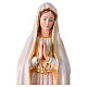 Madonna di Fatima per esterno colorata Val Gardena fibra di vetro s4