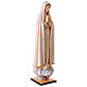 Madonna di Fatima per esterno colorata Val Gardena fibra di vetro s5