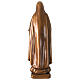 Our Lady of Fatima for outdoor use, Val Gardena, bronze finish, fibreglass s7