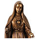Virgen de Fátima bronceada para exterior Val Gardena fibra de vidrio s4