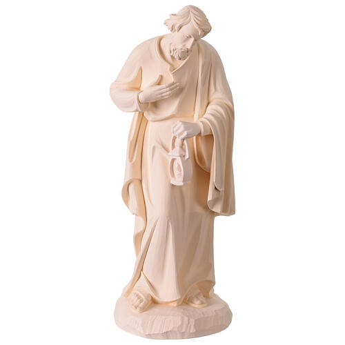 Sacra Famiglia Val Gardena fibra di vetro bianca esterno 60 cm 8
