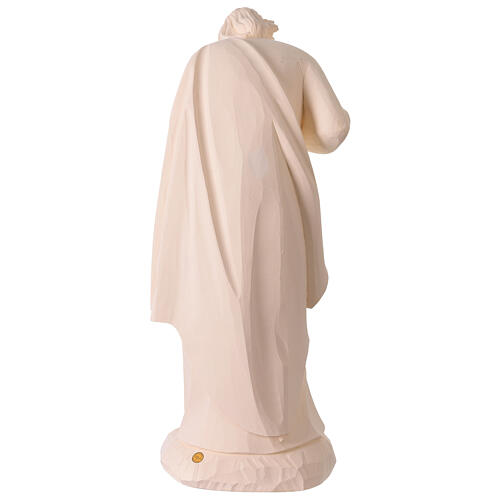 Sacra Famiglia Val Gardena fibra di vetro bianca esterno 60 cm 15