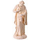 Sacra Famiglia Val Gardena fibra di vetro bianca esterno 60 cm s8