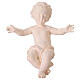 Sacra Famiglia Val Gardena fibra di vetro bianca esterno 60 cm s10