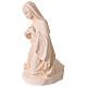 Sacra Famiglia Val Gardena fibra di vetro bianca esterno 60 cm s11
