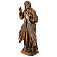 Divine Mercy for outdoor use, Val Gardena, fibreglass in bronze finish s3