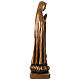 Outdoor statue of Our Lady of Fatima, Val Gardena, fibreglass with bronze finish, 40 in s7