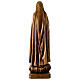 Madonna di Fatima per esterno bronzata Val Gardena fibra di vetro 100 cm s9