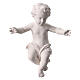 Niño Jesús para exterior Val Gardena fibra de vidrio blanca 20 cm s1