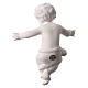 Outdoor Baby Jesus Statue in White Val Gardena Fiberglass 20 cm s4