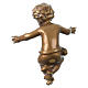Enfant Jésus extérieur bronze Val Gardena fibre de verre 20 cm s4