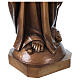 Madonna Maria Immacolata per esterno Val Gardena fibra di vetro bronzata 60 cm s8