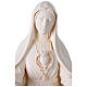 Virgen de Fátima para exteriores Val Gardena fibra de vidrio blanca 70 cm s2