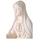 Madonna di Fatima per esterno Val Gardena fibra di vetro bianca 70 cm s4
