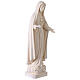 Madonna di Fatima per esterno Val Gardena fibra di vetro bianca 70 cm s5
