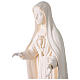 Madonna di Fatima per esterno Val Gardena fibra di vetro bianca 70 cm s6