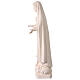 Madonna di Fatima per esterno Val Gardena fibra di vetro bianca 70 cm s7