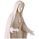 Madonna di Fatima per esterno Val Gardena fibra di vetro bianca 70 cm s8