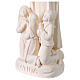 Virgen de Fátima pastores para exterior Val Gardena fibra de vidrio blanca 60 cm s5