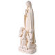 Notre-Dame de Fatima avec bergers en extérieur Val Gardena fibre de verre blanche 60 cm s4