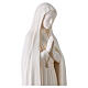 Madonna di Fatima pastorelli per esterno Val Gardena fibra di vetro bianca 60 cm s2