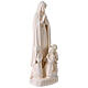 Madonna di Fatima pastorelli per esterno Val Gardena fibra di vetro bianca 60 cm s7