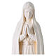 Madonna di Fatima pastorelli per esterno Val Gardena fibra di vetro bianca 60 cm s8