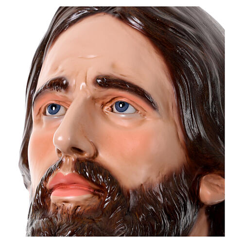Jesus im Gebet zu Gethsemane – 135 × 140 × 85 cm farbig bemalte Fiberglas-Statue 5
