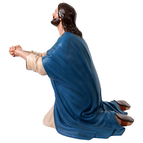 Statue de Jésus en prière à Gethsémané 135x140 cm résine peinte 10