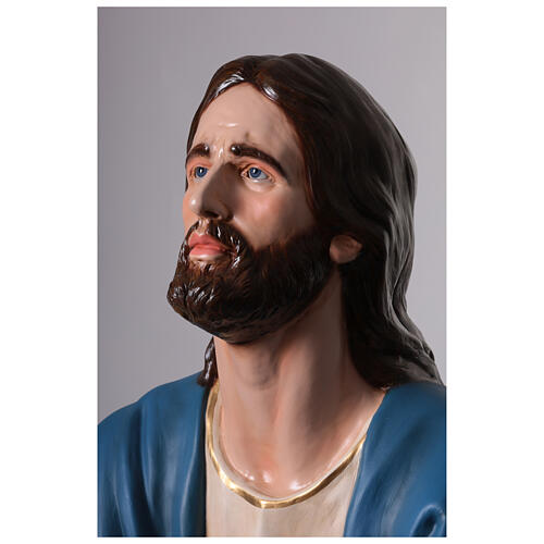 Jesus in Gethsemane Prayer 135x140 cm painted fiberglass 4