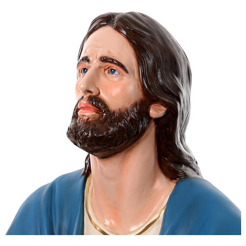 Jesus in Gethsemane Prayer 135x140 cm painted fiberglass 9