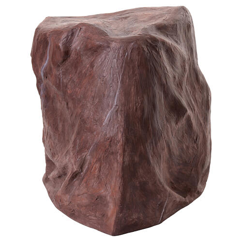 Roccia per Gesù Getsemani 75x60 cm vetroresina dipinta 4