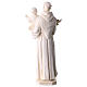 Estatua pvc San Antonio de Padua marfil 15 cm s4