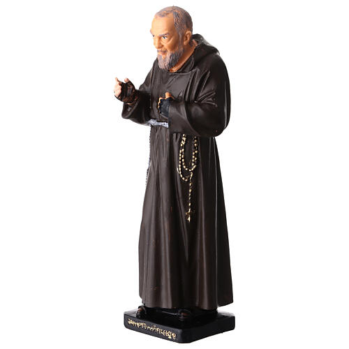 Heiliger Pio von Pietrelcina – farbig bemalte PVC-Statue, 20 cm 2