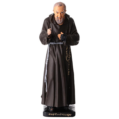 Statue colorée en PVC de Saint Pio de Pietrelcina 20 cm 1