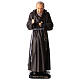 Statua pvc colorata San Pio da Pietrelcina 20 cm s1