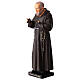 Statua pvc colorata San Pio da Pietrelcina 20 cm s2