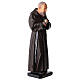 Statua pvc colorata San Pio da Pietrelcina 20 cm s3