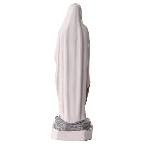 Gottesmutter von Lourdes – farbig bemalte PVC-Statue, 12 cm 4