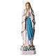 Madonna di Lourdes statua pvc 12 cm colorata s1