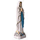 Our Lady of Lourdes colored PVC statue, 12 cm s3