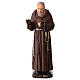 Heiliger Pio von Pietrelcina – farbig bemalte PVC-Statue, 10 cm s1