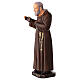 Święty Pio figurka z PVC, kolorowa, 10 cm s2