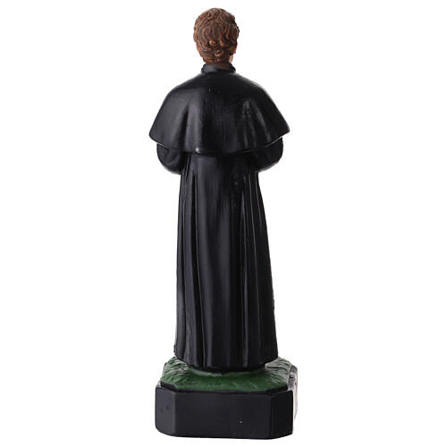 Heiliger Don Bosco – farbig bemalte PVC-Statue, 14 cm 4
