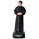 Heiliger Don Bosco – farbig bemalte PVC-Statue, 14 cm s1