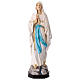 Statuette Notre-Dame de Lourdes en résine colorée 15 cm s1