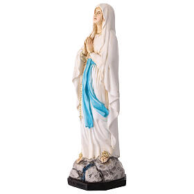 Statua Madonna di Lourdes resina colorata 15 cm