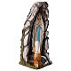 Grotta apparizione Madonna di Lourdes 12x5 cm resina s3