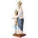 Statue Notre-Dame des Victoires résine colorée 20 cm s2